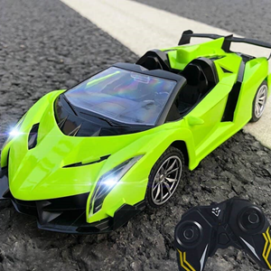  ماشین کنترلی لامبورگینی وننو سبز Lamborghini Veneno Roadster Green metallic 1:18-اسباب بازی